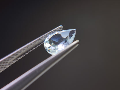 0008-4　アクアマリン　ペアシェイプ　0.54ct