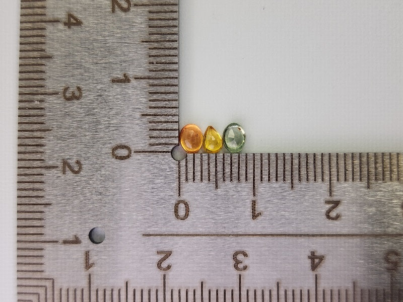 SET-mSA-11　マルチサファイア9石セット　合計2.00ct