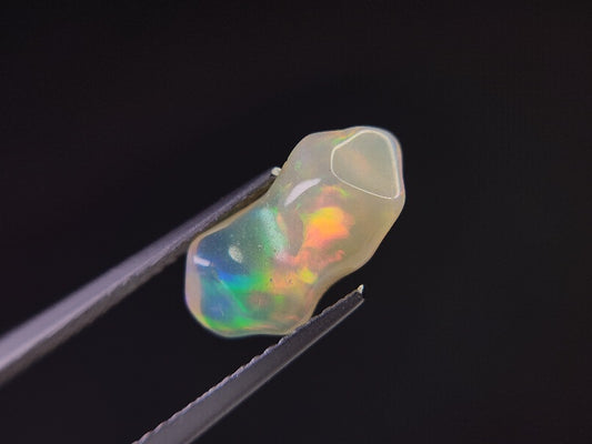 0914-4　さざれオパール（穴あき）　2.16ct