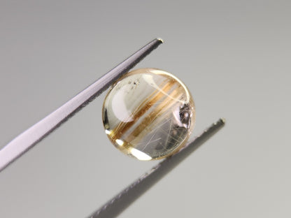 0107-2-2　ルチルクォーツキャッツアイ　3.89ct