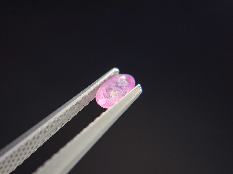 0028-4　虹入り！ピンクサファイア　0.31ct