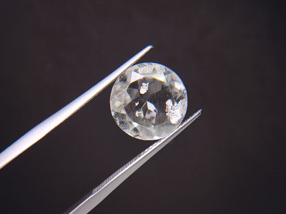 dQ-1　銀箔入り！ダブレットクォーツ　5.69ct