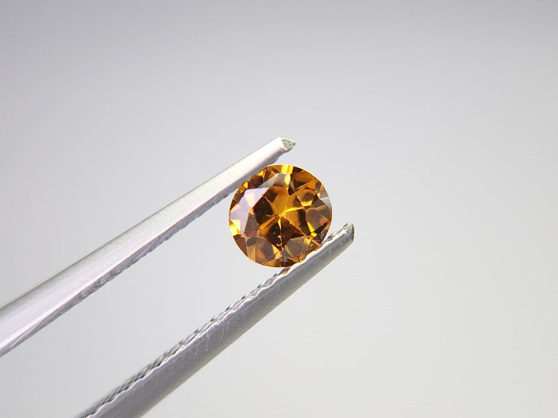 0010-2-3　ジルコン(コニャックブラウン)　0.46ct