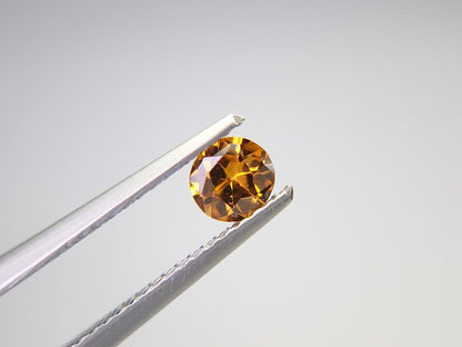 0010-2-3　ジルコン(コニャックブラウン)　0.46ct