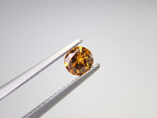 0010-2-3　ジルコン(コニャックブラウン)　0.46ct
