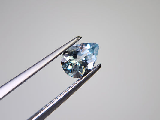 0008-10　アクアマリン　ペアシェイプ　0.48ct
