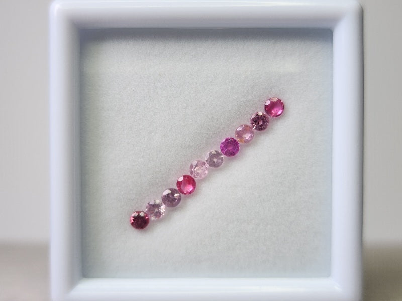 0455-17 スピネル10石セット(マルチカラー)