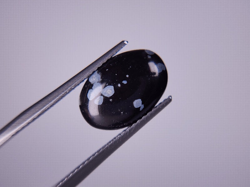 【500円均一】11/24正午まで　スノーフレークオブシディアン　3.39ct　9