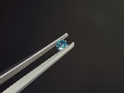 0015-3-2　ブルーダイヤモンド(トリートメント)　0.07ct