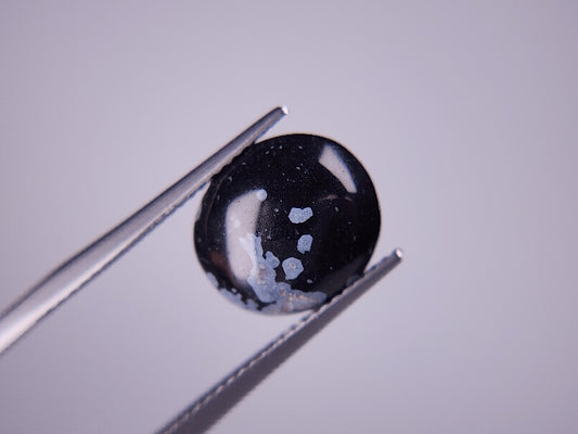 【500円均一】11/24正午まで　スノーフレークオブシディアン　3.94ct　8