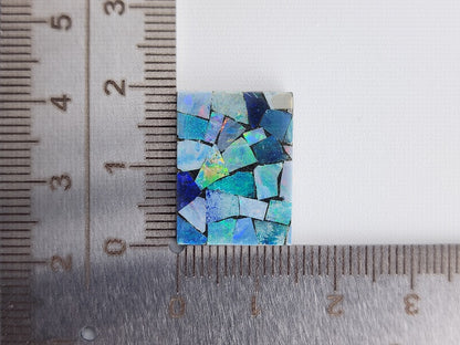 0915-13　モザイクオパール　7.70ct