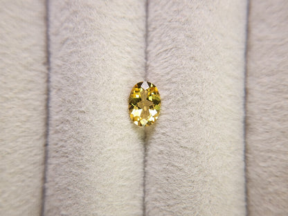 yeBE-8　イエローベリル　0.61ct