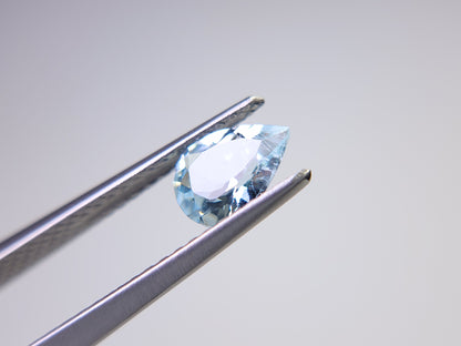 0008-3　アクアマリン　ペアシェイプ　0.57ct