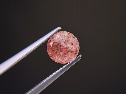 【500円均一】12/8正午まで　ストロベリークォーツ　1.33ct　1