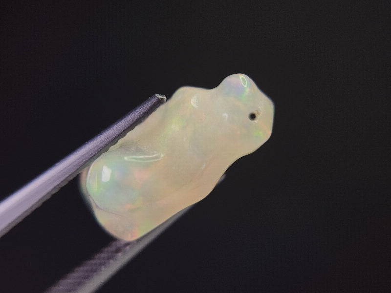 0914-1　さざれオパール（穴あき）　5.75ct