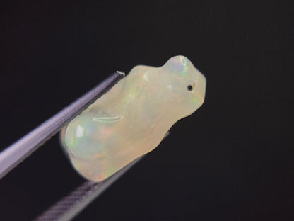 0914-1　さざれオパール（穴あき）　5.75ct