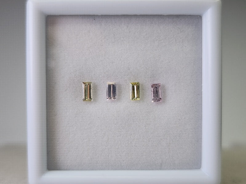 0163-2　マルチサファイア4石セット