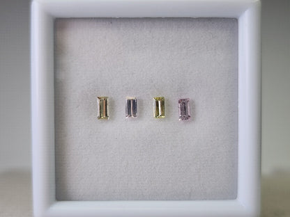 0163-2　マルチサファイア4石セット