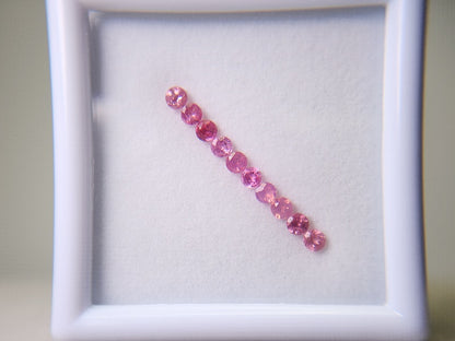 0455-15 スピネル10石セット(シルキーマルチカラー)