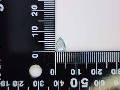 0008-5　アクアマリン　ペアシェイプ　0.54ct