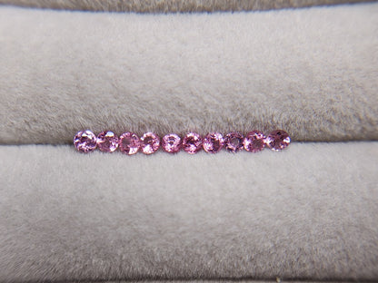 0455-3　スピネル10石セット(ピンク)