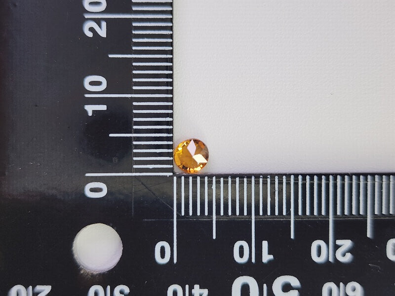 0010-2-3　ジルコン(コニャックブラウン)　0.46ct