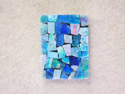 0915-6　モザイクオパール　8.29ct