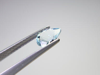 0008-9　アクアマリン　ペアシェイプ　0.52ct