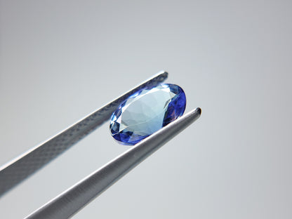 0876-13　バイカラータンザナイト　1.35ct