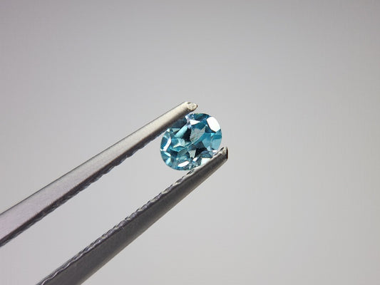 【500円均一】12/15正午まで　ブルージルコン　0.29ct　7