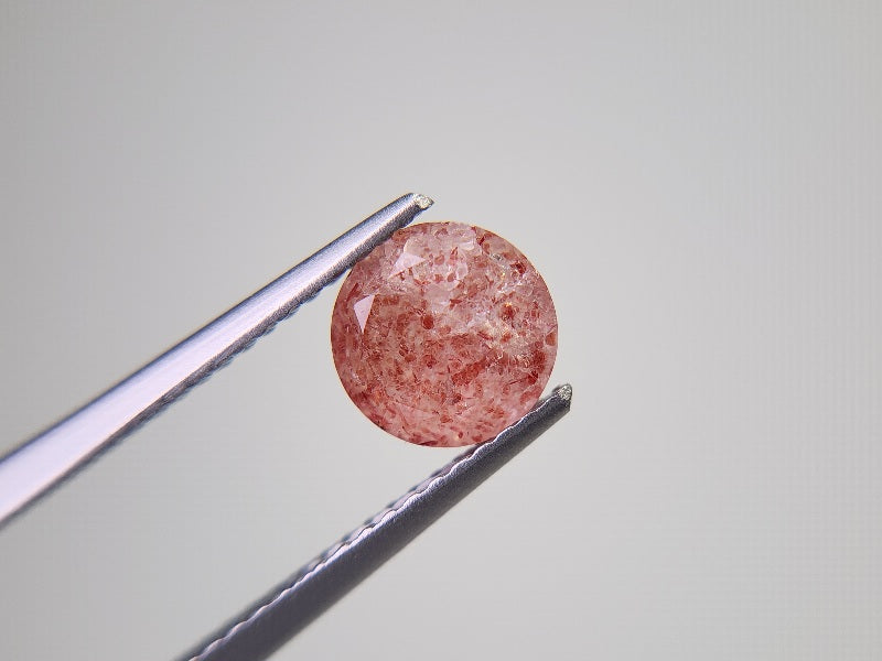 【500円均一】12/8正午まで　ストロベリークォーツ　1.33ct　1