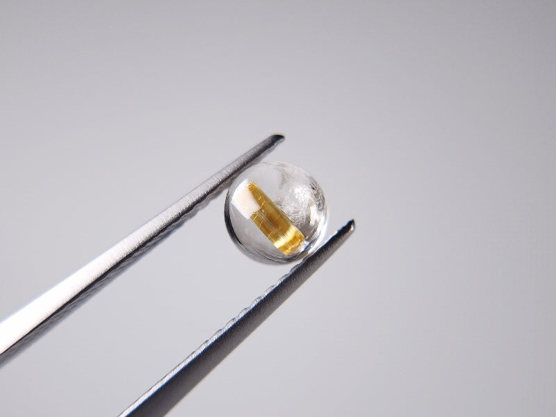 rQ-ce-7　ルチルクォーツキャッツアイ　0.98ct