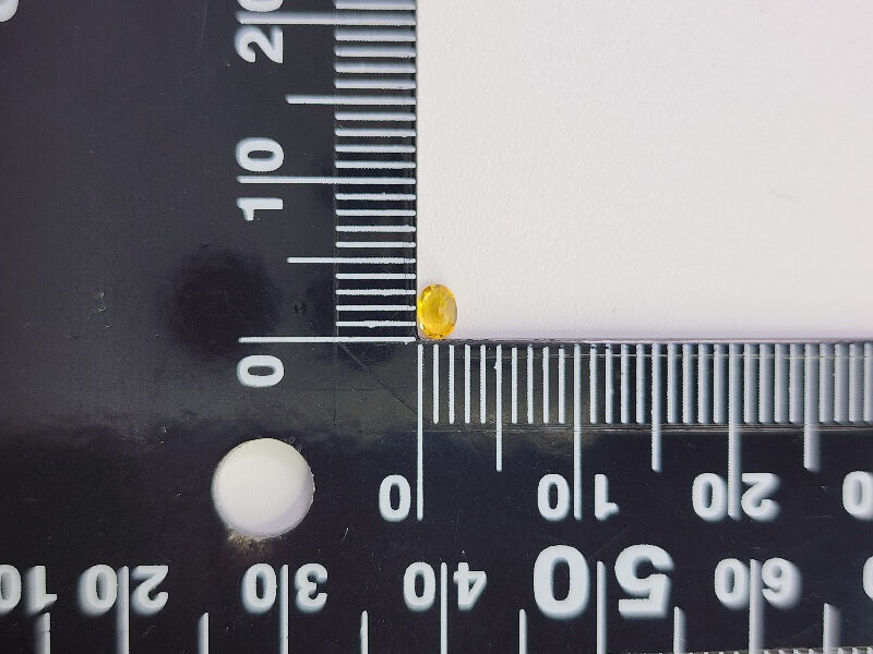 【500円均一】11/17正午まで　イエローサファイア　0.12ct　1