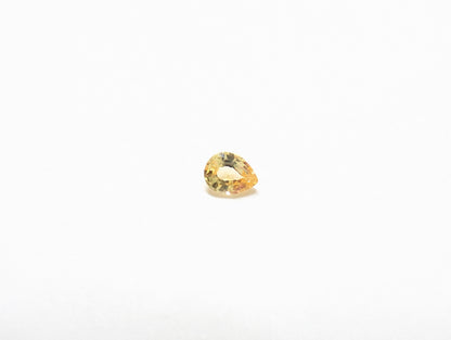 0166　ペアシェイプカットのサファイア　0.16ct