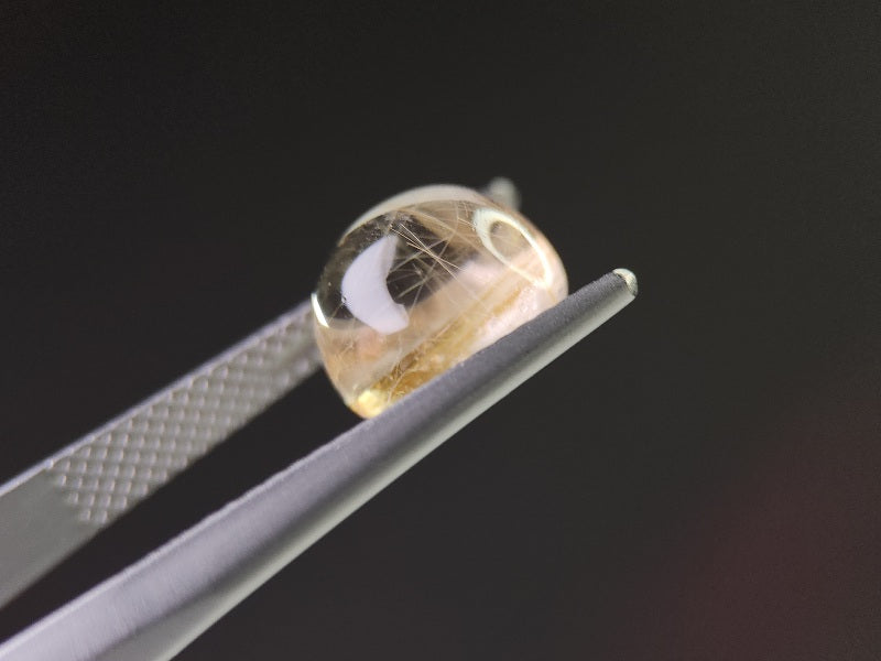 0107-2-2　ルチルクォーツキャッツアイ　3.89ct