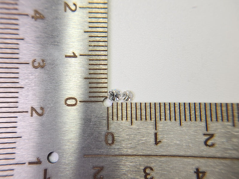 【宝石比較セット】ダイヤモンド＆合成モアッサナイト