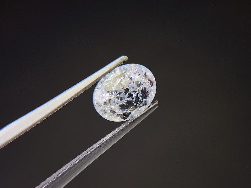 0937-2　虹入り！クラッククォーツ　1.70ct