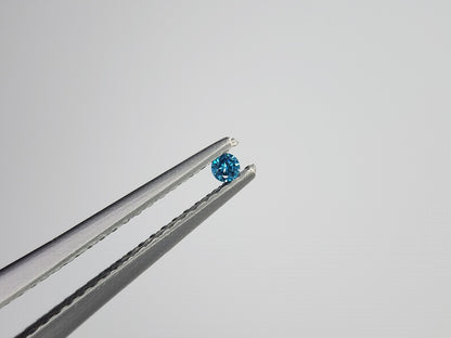 0015-3-10　ブルーダイヤモンド(トリートメント)　0.03ct