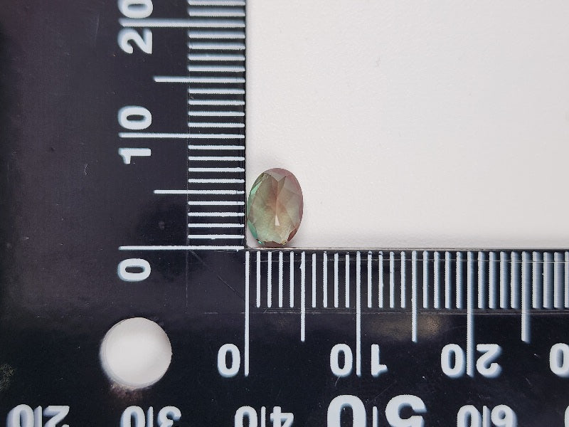 0504-10　バイカラーアンデシン　0.81ct