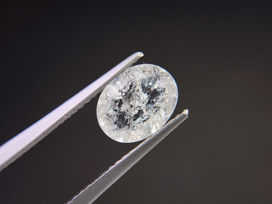 【500円均一】1/5正午まで　クラッククォーツ　1.64ct　2