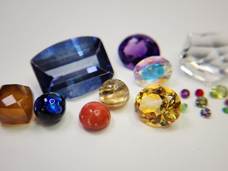 豪華天然ルースセット 2641 天然石 ルース 素材 12個セット Collection-gems111 天然石 せん