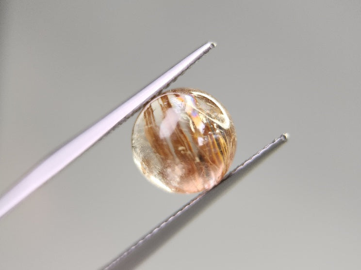 0107-2-1　虹入り！ルチルクォーツキャッツアイ　4.16ct