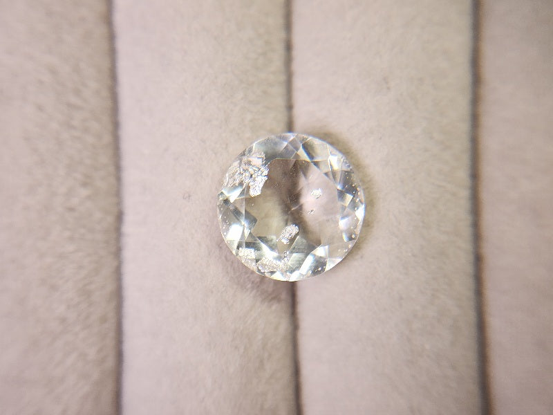dQ-1　銀箔入り！ダブレットクォーツ　5.69ct