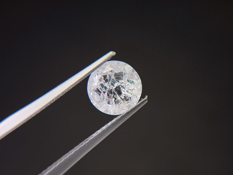 0937-5　虹入り！クラッククォーツ　1.27ct