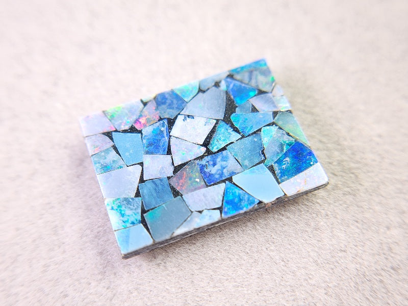 0915-7　モザイクオパール　8.06ct