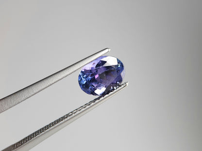 0876-2　バイカラータンザナイト　1.55ct