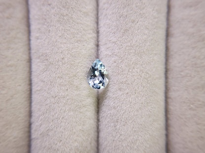 0008-10　アクアマリン　ペアシェイプ　0.48ct