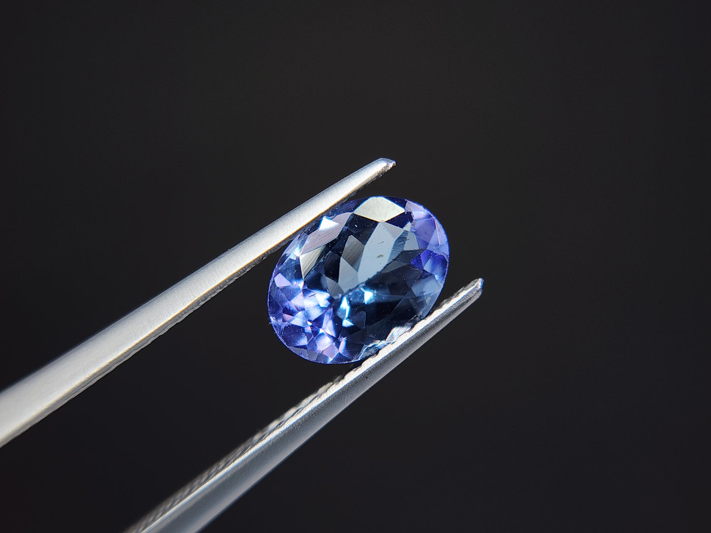 0876-11　バイカラータンザナイト　1.38ct