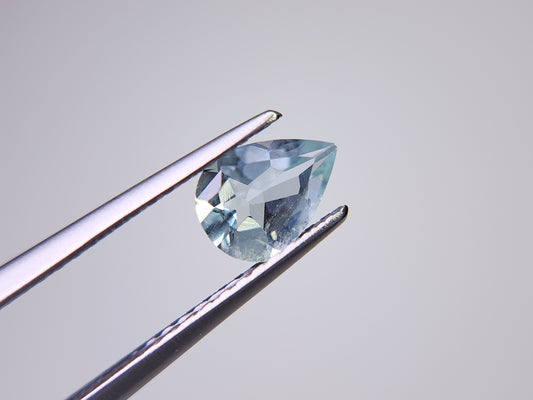 0008-4　アクアマリン　ペアシェイプ　0.54ct
