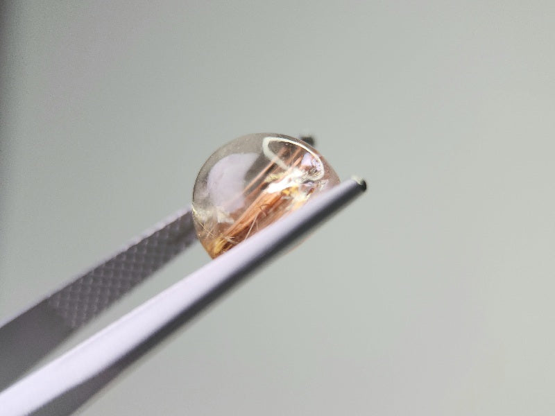 0107-2-1　虹入り！ルチルクォーツキャッツアイ　4.16ct